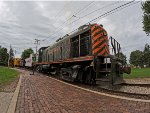 GoPro low angle of the Minnesota Transfer RS3 ready to take a run of the "Caboose Train"